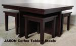 JASON Coffee Table + stools 